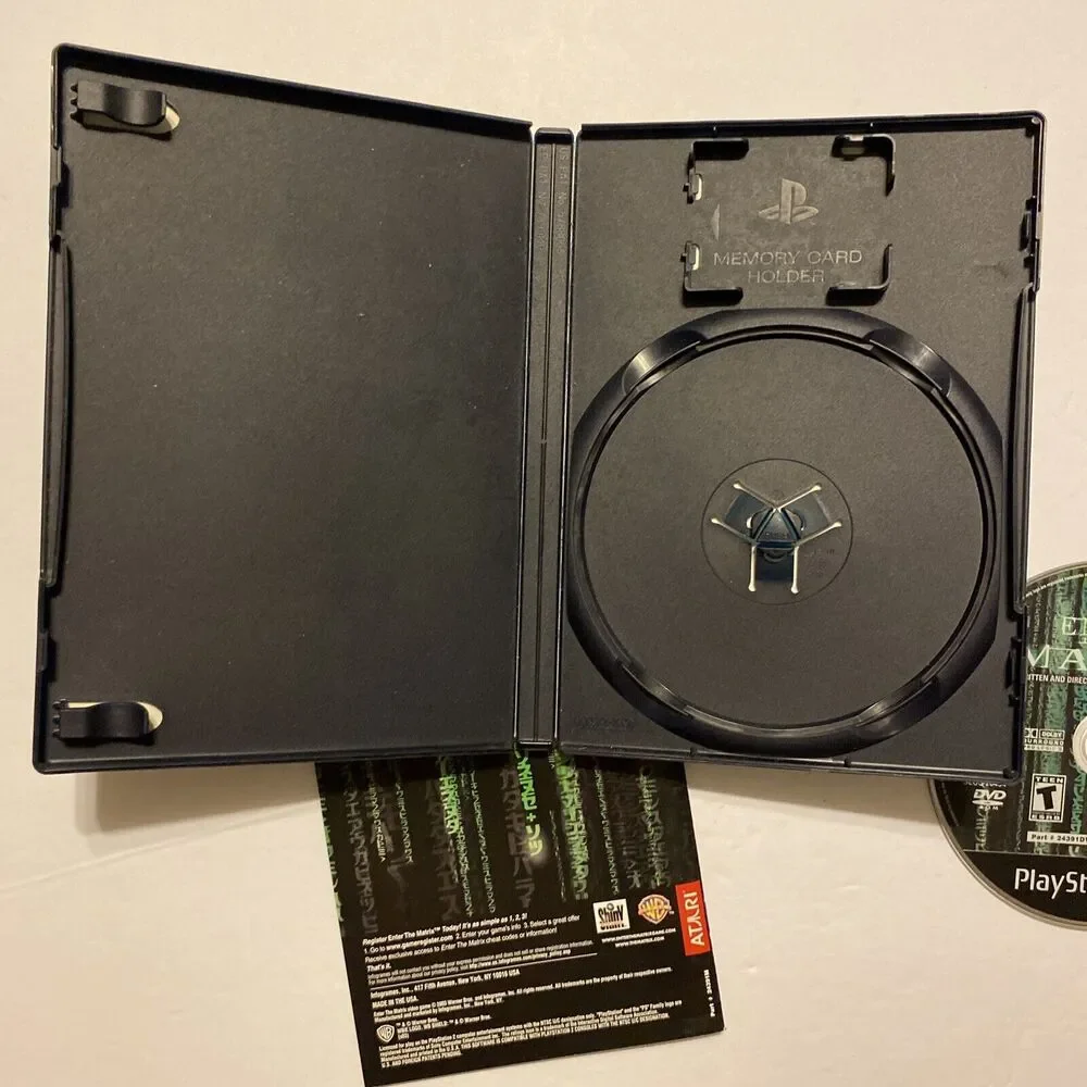 Enter the Matrix (Sony PlayStation 2, 2003) Complete with Manual